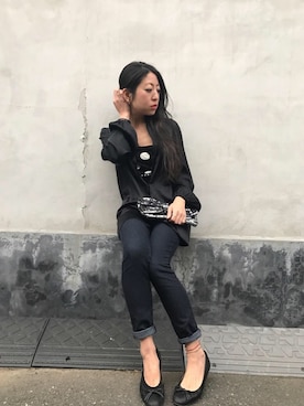 euro flat PRESS lisaさん（レディース・157cm）の冬コーディネート