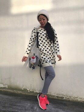 「スプリングSENSEOFPLACE」｜euro flat PRESS lisaさん（レディース・157cm）の冬コーディネート