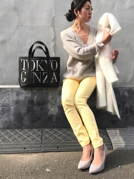 euro flat PRESS lisaさん（レディース・157cm）の春コーディネート