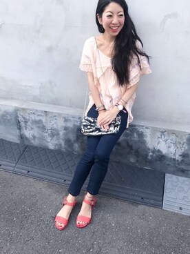 euro flat PRESS lisaさん（レディース・157cm）の春コーディネート