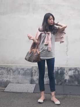 euro flat PRESS lisaさん（レディース・157cm）の夏コーディネート