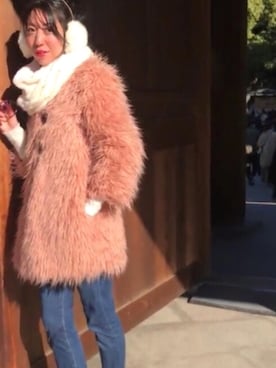 「CORTES WORKS（コルテスワークス）のアイテム」を使った、euro flat PRESS lisaさん（レディース・157cm）の冬コーディネート