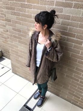 euro flat PRESS lisaさん（レディース・157cm）の春コーディネート