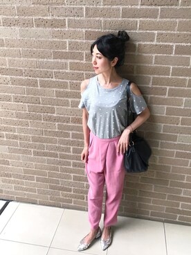 euro flat PRESS lisaさん（レディース・157cm）の夏コーディネート