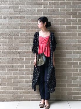 「je（ジェイイー）のアイテム」を使った、euro flat PRESS lisaさん（レディース・157cm）の夏コーディネート