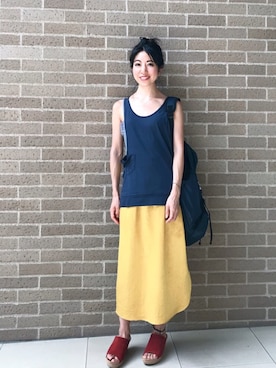 euro flat PRESS lisaさん（レディース・157cm）の夏コーディネート