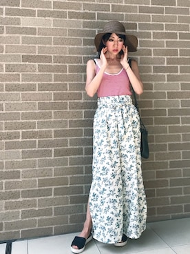 euro flat PRESS lisaさん（レディース・157cm）の夏コーディネート