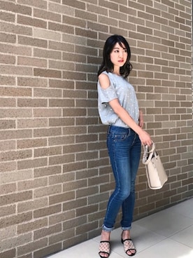 euro flat PRESS lisaさん（レディース・157cm）の夏コーディネート