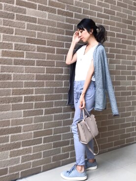 「sneakers」｜「アイテム（その他）」を使った、euro flat PRESS lisaさん（レディース・157cm）の秋コーディネート