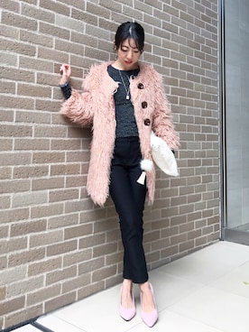 「CORTES WORKS（コルテスワークス）のアイテム」を使った、euro flat PRESS lisaさん（レディース・157cm）の秋コーディネート