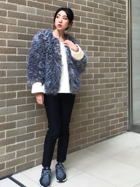 euro flat PRESS lisaさん(レディース・157cm)の冬コーディネート