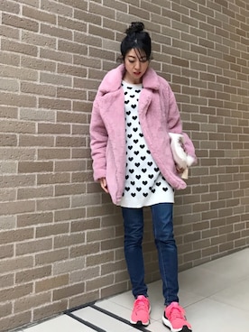 「KIKKA THE DIARY OF（キッカ　ザ　ダイアリー　オブ）のアイテム」を使った、euro flat PRESS lisaさん（レディース・157cm）の冬コーディネート