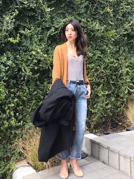 euro flat PRESS lisaさん（レディース・157cm）の春コーディネート