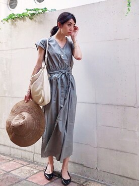 euro flat PRESS lisaさん(レディース・157cm)の夏コーディネート