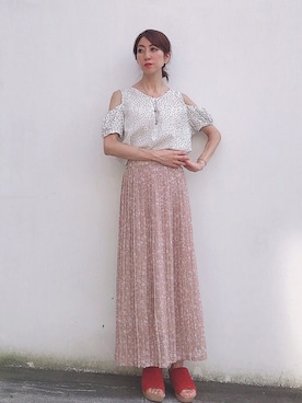 euro flat PRESS lisaさん（レディース・157cm）の夏コーディネート