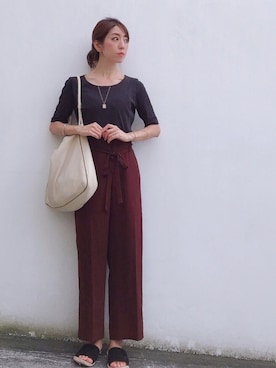 euro flat PRESS lisaさん（レディース・157cm）の夏コーディネート