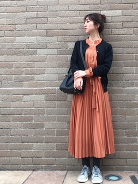 euro flat PRESS lisaさん（レディース・157cm）の冬コーディネート