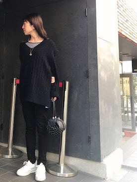 euro flat PRESS lisaさん（レディース・157cm）の冬コーディネート
