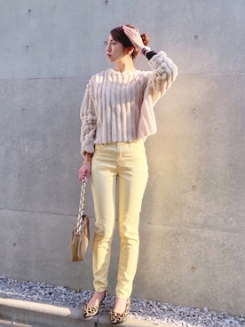 euro flat PRESS lisaさん（レディース・157cm）の冬コーディネート