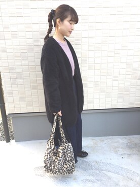 Rikaさん（レディース・162cm）の冬コーディネート