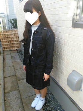 「ハイネックトップス」｜Rikaさん（レディース・162cm）の春コーディネート