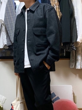 「ROOTOTE（ルートート）のアイテム」を使った、戯風さん（メンズ・164cm）の秋コーディネート