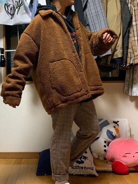 戯風さん(メンズ・164cm)の冬コーディネート