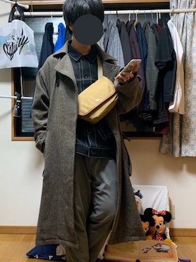 戯風さん（メンズ・164cm）の冬コーディネート