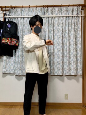 「Steven Alan（スティーブンアラン）のアイテム（カバーオール）」を使った、戯風さん（メンズ・164cm）の秋コーディネート