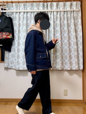 戯風さん(メンズ・164cm)の冬コーディネート