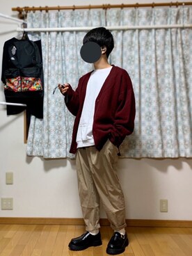 「koe（コエ）のアイテム（ジャケット/アウター）」を使った、戯風さん（メンズ・164cm）の冬コーディネート