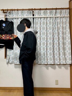 「DOOPZ（ドープス）のアイテム（パーカー）」を使った、戯風さん（メンズ・164cm）の冬コーディネート