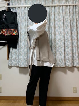 「DOOPZ（ドープス）のアイテム（スラックス）」を使った、戯風さん（メンズ・164cm）の春コーディネート
