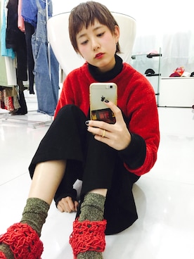 「tricot COMME des GARCONS（トリココムデギャルソン）のアイテム」を使った、yuiさん（レディース・167cm）の冬コーディネート