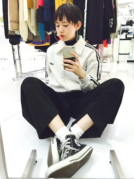 「OPENING CEREMONY（オープニングセレモニー）のアイテム」を使った、yuiさん（レディース・167cm）の冬コーディネート