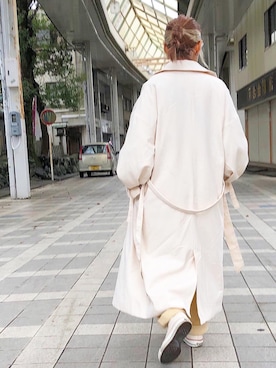 「ADAM ET ROPE'（アダムエロペ）のアイテム（サロペット/オーバーオール）」を使った、MARIAさん（レディース・148cm）の春コーディネート