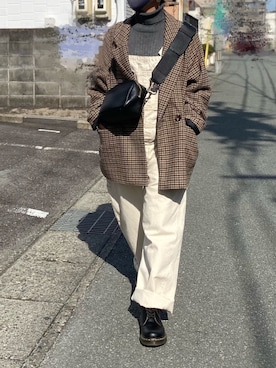 「OpenCLOSE（オープンクローズ）のアイテム（ジャケット/アウター）」を使った、MARIAさん（レディース・148cm）の秋コーディネート