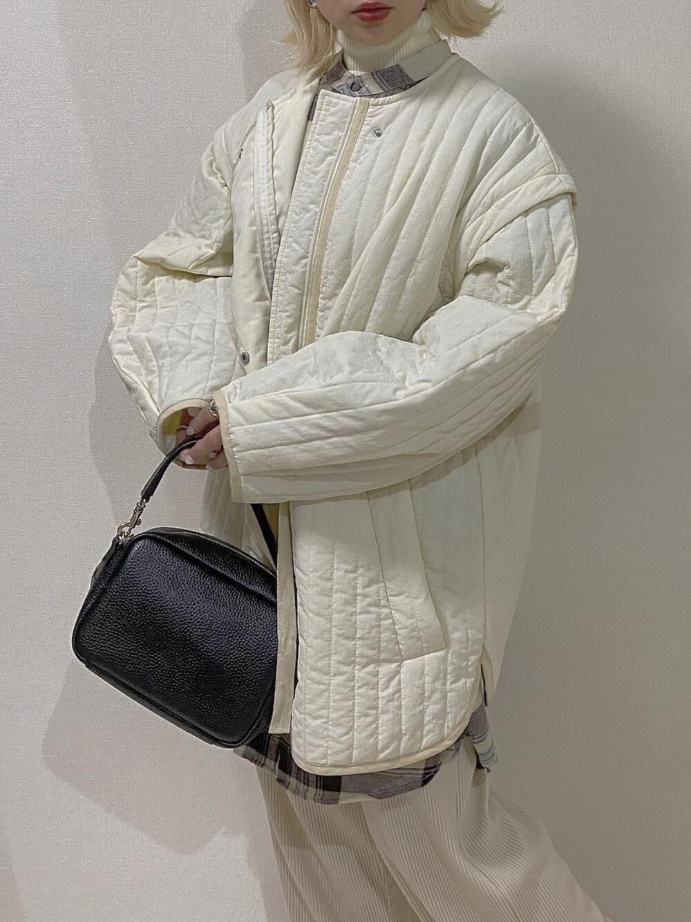TODAYFUL（トゥデイフル）の「ソフトウールロングシャツ（シャツ