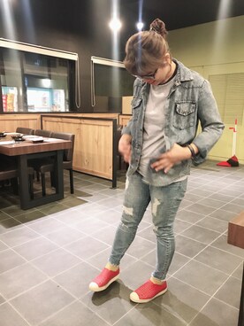 「nonnative（ノンネイティブ）のアイテム」を使った、Edenさん（レディース・163cm）の秋コーディネート
