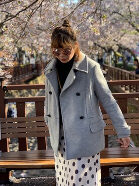 「MANGO（マンゴ）のアイテム（フォーマルスーツ/小物）」を使った、Edenさん（レディース・163cm）の春コーディネート