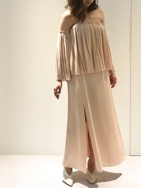 「tibi（ティビ）のアイテム」を使った、agot.さん（レディース・165cm）の秋コーディネート