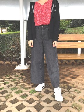 「PAZZO」｜「アイテム（ジャケット/アウター）」を使った、Haika🌸さん（レディース・155cm）の春コーディネート