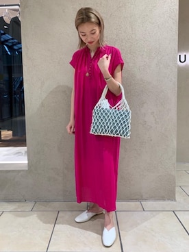 齋藤 優奈さん（レディース・157cm）の夏コーディネート