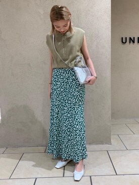 「LAURA DI MAGGIO（ローラディマッジオ）のアイテム」を使った、齋藤 優奈さん（レディース・157cm）の夏コーディネート