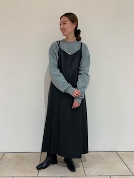 齋藤 優奈さん（レディース・157cm）の冬コーディネート