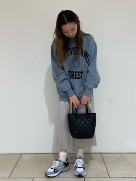 齋藤 優奈さん(レディース・157cm)の冬コーディネート