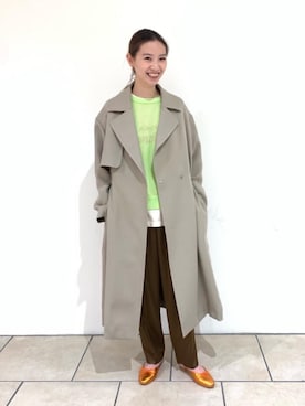 「BEVERLY（ビバリー）のアイテム」を使った、齋藤 優奈さん（レディース・157cm）の冬コーディネート