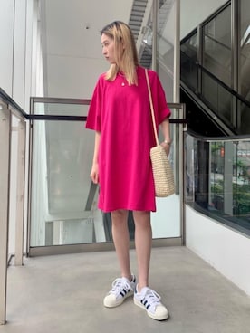 「PHILIPPE AUDIBERT（フィリップ オーディベール）の＜PHILIPPE AUDIBERT（フィリップオーディベール）＞メダルネックレス ∴（ネックレス）」を使った、齋藤 優奈さん（レディース・157cm）の春コーディネート