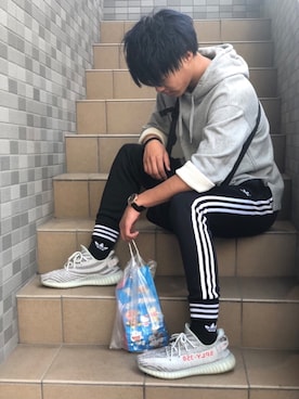 「イージーブースト」｜「アイテム（アクセサリー）」を使った、ほい@相互さん（メンズ・173cm）の春コーディネート