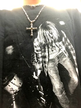 「NIRVANA」｜「アイテム（アクセサリー）」を使った、金子 尚平さん（メンズ・170cm）の夏コーディネート